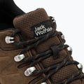 Jack Wolfskin Refugio Texapore Low brown/phantom pánske trekové topánky 8