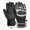 Lyžiarske rukavice Reusch Mastery black/white/fire red 2