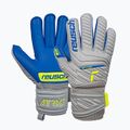 Detské brankárske rukavice Reusch Attrakt Silver Roll Finger Junior sivé 5272217 5