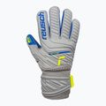 Detské brankárske rukavice Reusch Attrakt Silver Roll Finger Junior sivé 5272217 6