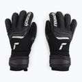 Detské brankárske rukavice Reusch Attrakt Infinity Finger Support čierne 5272720