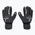 Detské brankárske rukavice Reusch Attrakt Resist Finger Support Junior čierne 5272610