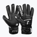 Detské brankárske rukavice Reusch Attrakt Resist Finger Support Junior čierne 5272610 5