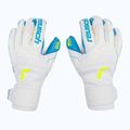 Reusch Attrakt Freegel Aqua Vetruodolné brankárske rukavice biele 527459