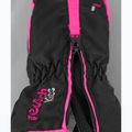 Detské lyžiarske rukavice Reusch Ben Mitten black/ knockout pink 5