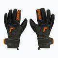 Reusch Attrakt Freegel Strieborné zeleno-oranžové brankárske rukavice