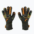 Reusch Attrakt Gold X Finger Support Junior brankárske rukavice zeleno-čierne 5372050-5555