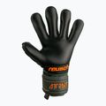 Reusch Attrakt Freegel Silver Finger Support Juniorské brankárske rukavice čierno-zelené 5372030-5555 6