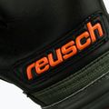 Reusch Attrakt Freegel Silver Finger Support Juniorské brankárske rukavice čierno-zelené 5372030-5555 8