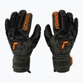 Reusch Attrakt Freegel Silver Junior brankárske rukavice čierno-zelené 5372035-5555