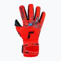 Detské brankárske rukavice Reusch Attrakt Fusion Finger Support Guardian Junior červené 5372940-3333 4