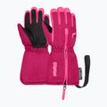 Detské lyžiarske rukavice Reusch Tom fuchs purp/knockout pink