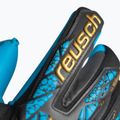Brankárske rukavice Reusch Attrakt Aqua Finger Support black/gold/aqua 5