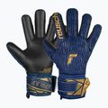 Brankárske rukavice detské Reusch Attrakt Freegel Silver Junior premium blue/gold/black