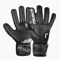 Brankárske rukavice Reusch Attrakt Gold NC Finger Support safety yellow/silver/black