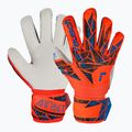 Brankárske rukavice detské Reusch Attrakt Solid Finger Support Junior hyper orng/elec blue