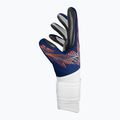 Detské brankárske rukavice Reusch Pure Contact Silver Junior premium blue/electric orange/black 4