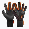 Brankárske rukavice Reusch Attrakt Gold X Airvent black/shocking orange