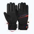 Lyžiarske rukavice Reusch Steve R-Tex XT 7809 black/fluo red