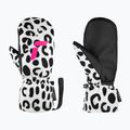 Detské lyžiarske rukavice  Reusch Carter R-Tex XT Junior Mitten white/grey leopard