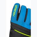 Detské lyžiarske rukavice  Reusch Alan Junior black/brilliant blue/safety yellow 4