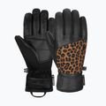 Dámske lyžiarske rukavice Reusch Beatrix R-Tex XT black/brown leopard 6