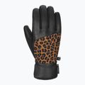 Dámske lyžiarske rukavice Reusch Beatrix R-Tex XT black/brown leopard 7