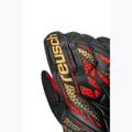 Reusch Attrakt Solid brankárske rukavice black/gold/firery red 5