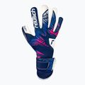 Reusch Attrakt RE:GRIP modré/ružové/biele brankárske rukavice 2