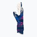 Reusch Attrakt RE:GRIP modré/ružové/biele brankárske rukavice 4