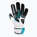 Detské brankárske rukavice Reusch Attrakt Gold NC Junior white/silver/black 2