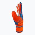 Detské brankárske rukavice Reusch Attrakt Solid Junior shocking orange/blue 4