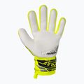 Detské brankárske rukavice Reusch Attrakt Grip Junior safety yellow/silver 3