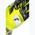 Detské brankárske rukavice Reusch Attrakt Grip Junior safety yellow/silver 5
