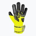 Detské brankárske rukavice Reusch Attrakt Gold X NC Junior safety yellow/silver/black 2