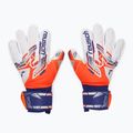 Brankárske rukavice Reusch Attrakt Silver shocking orange/energize blue 2