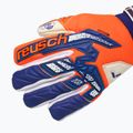 Detské brankárske rukavice Reusch Attrakt Freegel Gold NC Junior oranžová/modrá 6