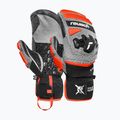 Lyžiarske rukavice Reusch Worldcup Warrior GS Mitten black/silver/fluo red