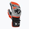 Lyžiarske rukavice Reusch Worldcup Warrior GS Mitten black/silver/fluo red 2