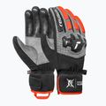 Pánske lyžiarske rukavice Reusch Worldcup Warrior GS black/silver/fluo red 2