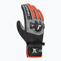 Pánske lyžiarske rukavice Reusch Worldcup Warrior GS black/silver/fluo red 3