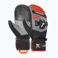 Lyžiarske rukavice Reusch Worldcup Warrior R-Tex XT Mitten black/silver/fluo red