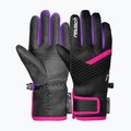 Detské lyžiarske rukavice Reusch Dan R-Tex XT Junior black/pink glo 2
