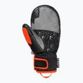 Detské lyžiarske rukavice Reusch Worldcup Warrior GS Mitten black/silver/fluo red 3