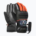 Detské lyžiarske rukavice Reusch Warrior R-Tex XT Junior black/silver/fluorescent red 2