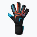 Brankárske rukavice Reusch Attrakt Aqua Evolution black/shocking orange/aqua blue 2