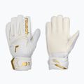 Detské brankárske rukavice Reusch Attrakt AB1 Solid Junior white/gold
