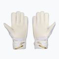 Detské brankárske rukavice Reusch Attrakt AB1 Solid Junior white/gold 3