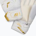 Detské brankárske rukavice Reusch Attrakt AB1 Solid Junior white/gold 5