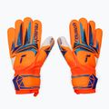 Detské brankárske rukavice Reusch Attrakt Grip Junior shocking orange/blue 2